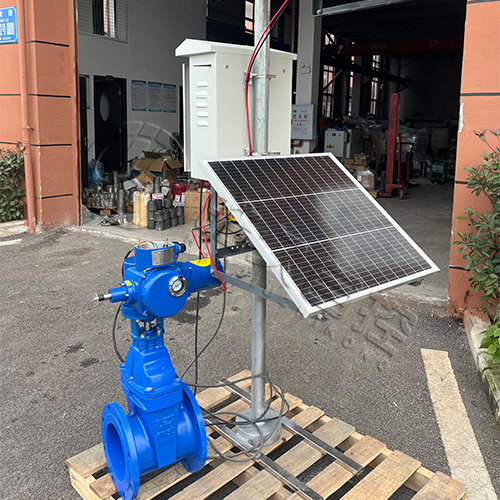 奉贤皓久 Z945X-16Q免布线太阳能电动闸阀 农业灌溉 支持远程智能控制
